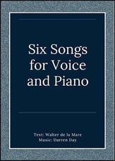 Six Songs Vocal Solo & Collections sheet music cover
